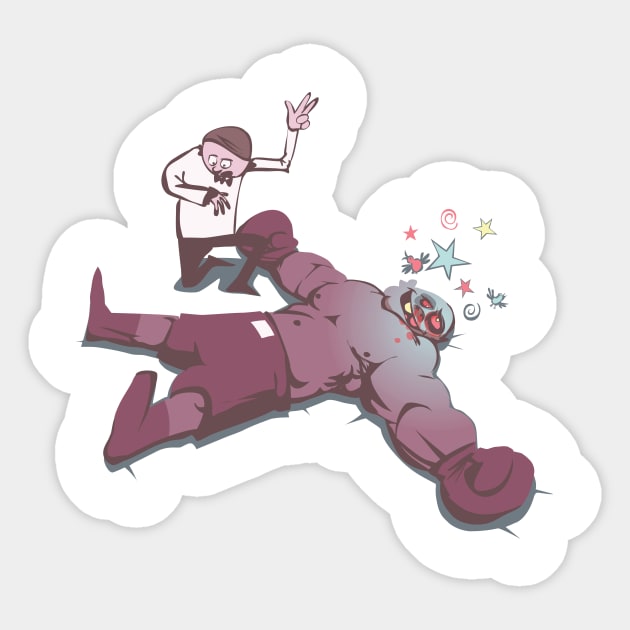 KO Boxing Sticker by lalalandmix